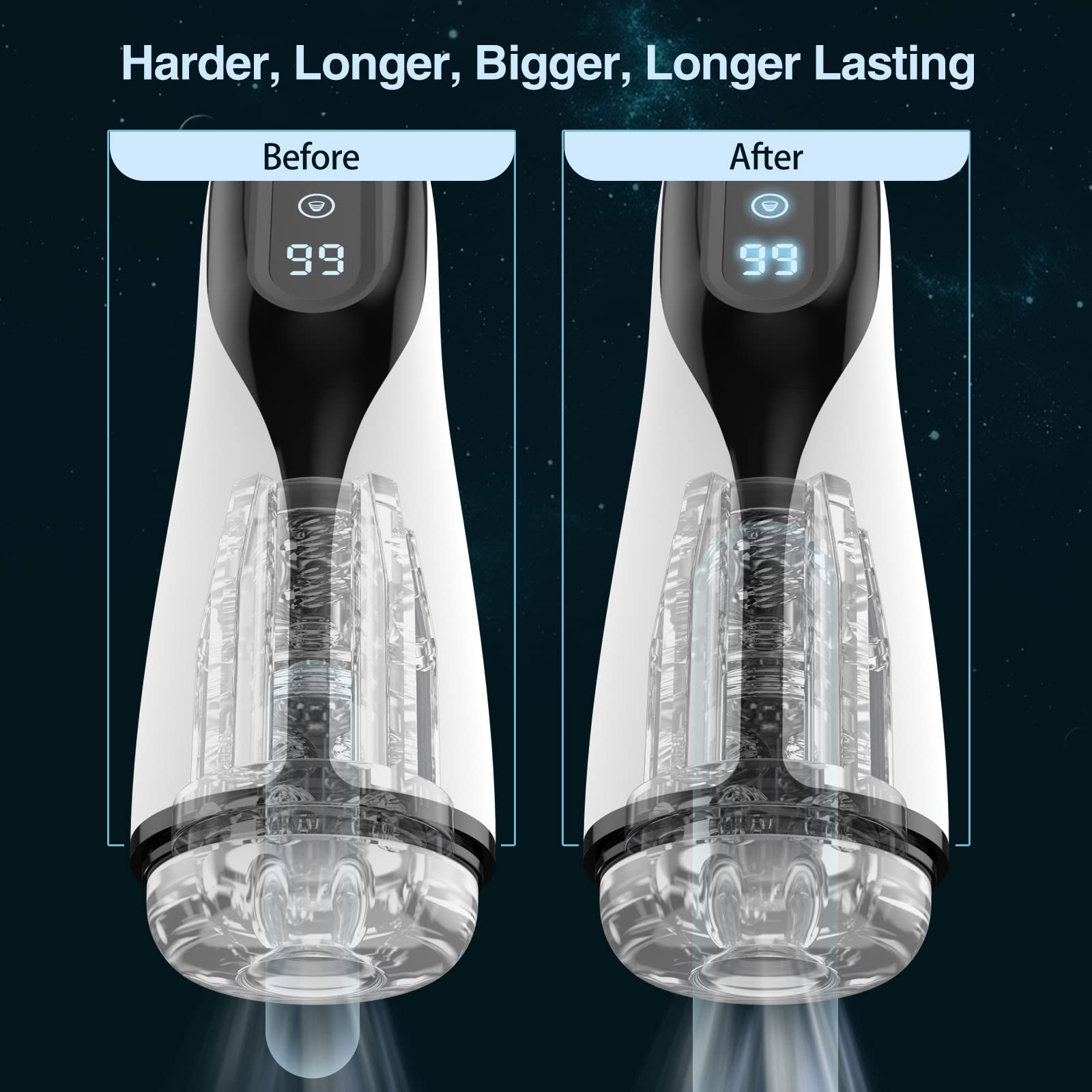 9 Suction & Vibration Heating Blowjob Automatic Male Masturbator