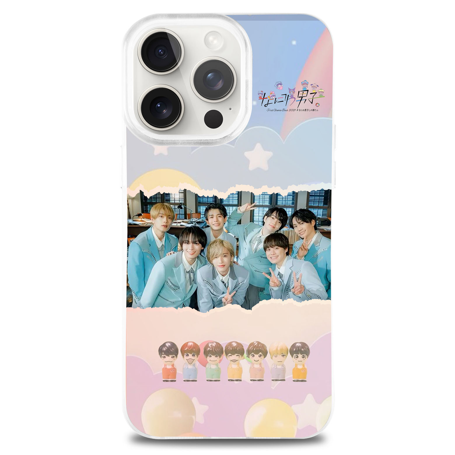 レーザーグラデーションスマートフォンケース【なにわ男子/ギラギラサマー】-YITOTO™推し活がもっと楽しくなる