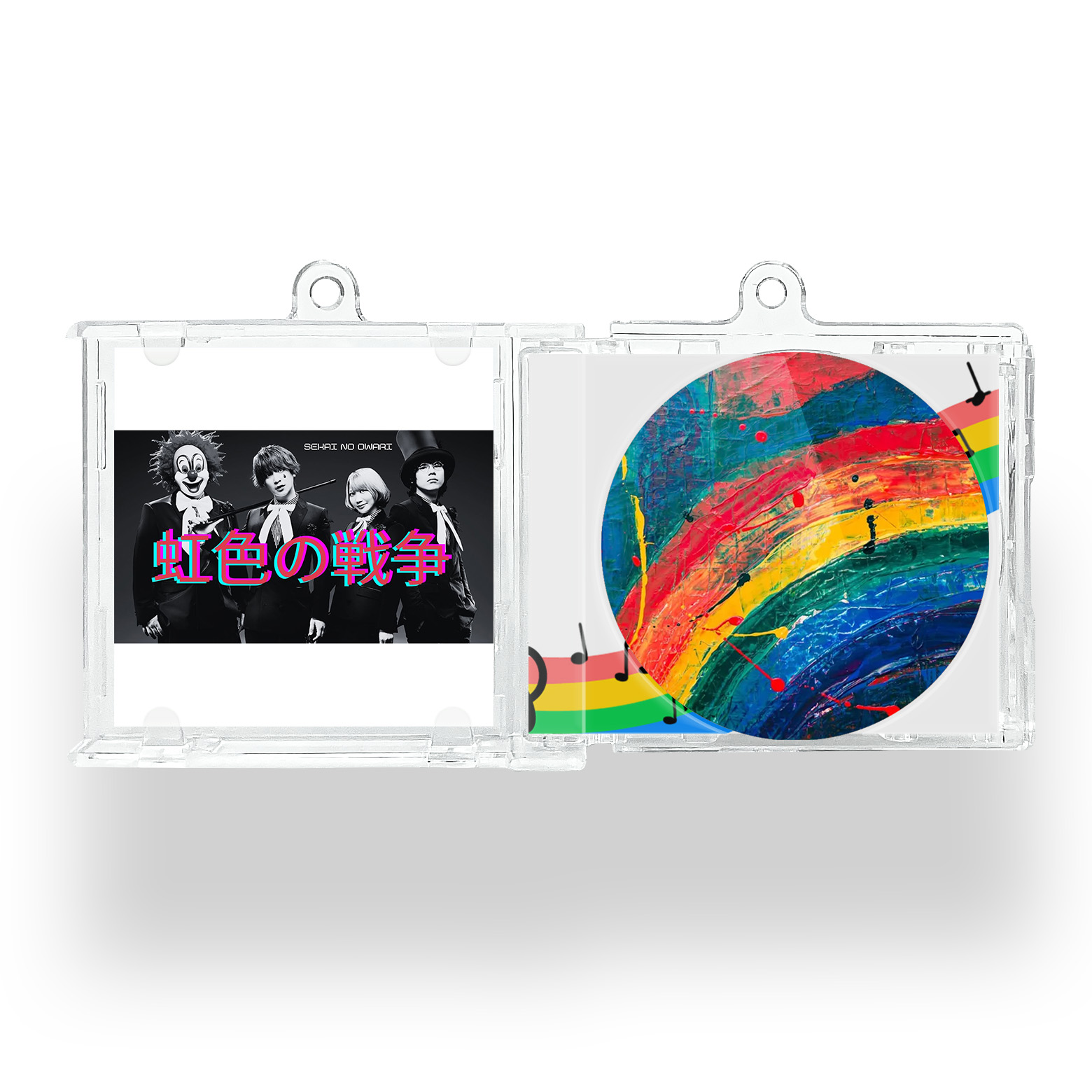 NFCミニCDキーリング【SEKAI NO OWARI/虹色の戦争】-YITOTO™推し活がもっと楽しくなる