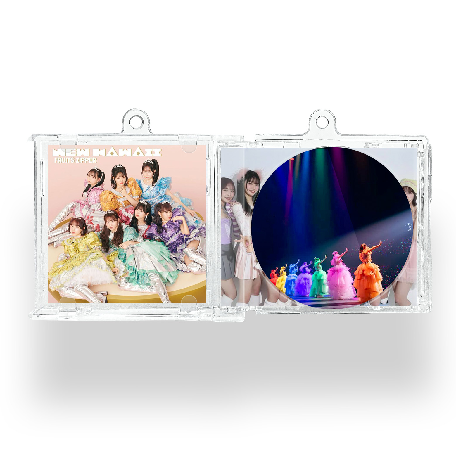 NFCミニCDキーリング【FRUITS ZIPPER/わたしの一番かわいいところ】-YITOTO™推し活がもっと楽しくなる