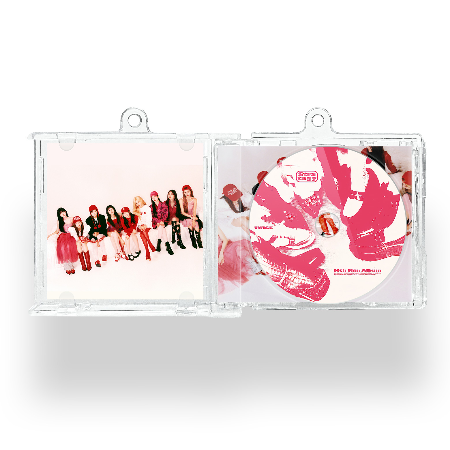 NFCミニCDキーリング【TWICE/STRATEGY】