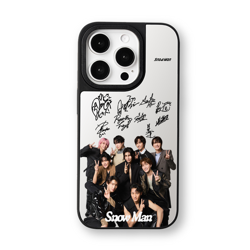 マットバンパー×ミラー スマホケース【SnowMan/オドロウゼ】