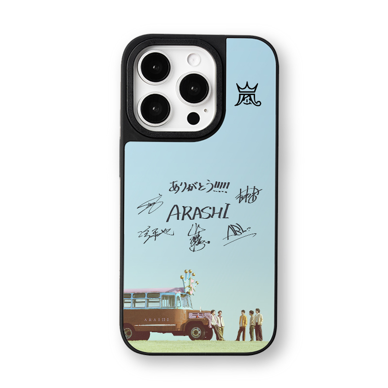 マットバンパー×ミラー スマホケース【嵐ARASHI/Five】