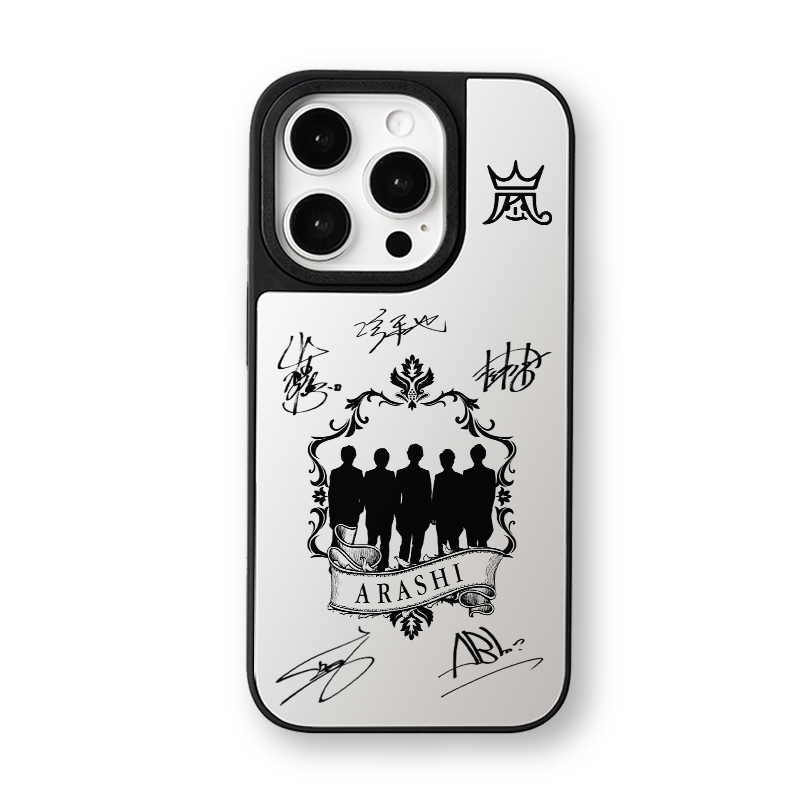 マットバンパー×ミラー スマホケース【嵐ARASHI】