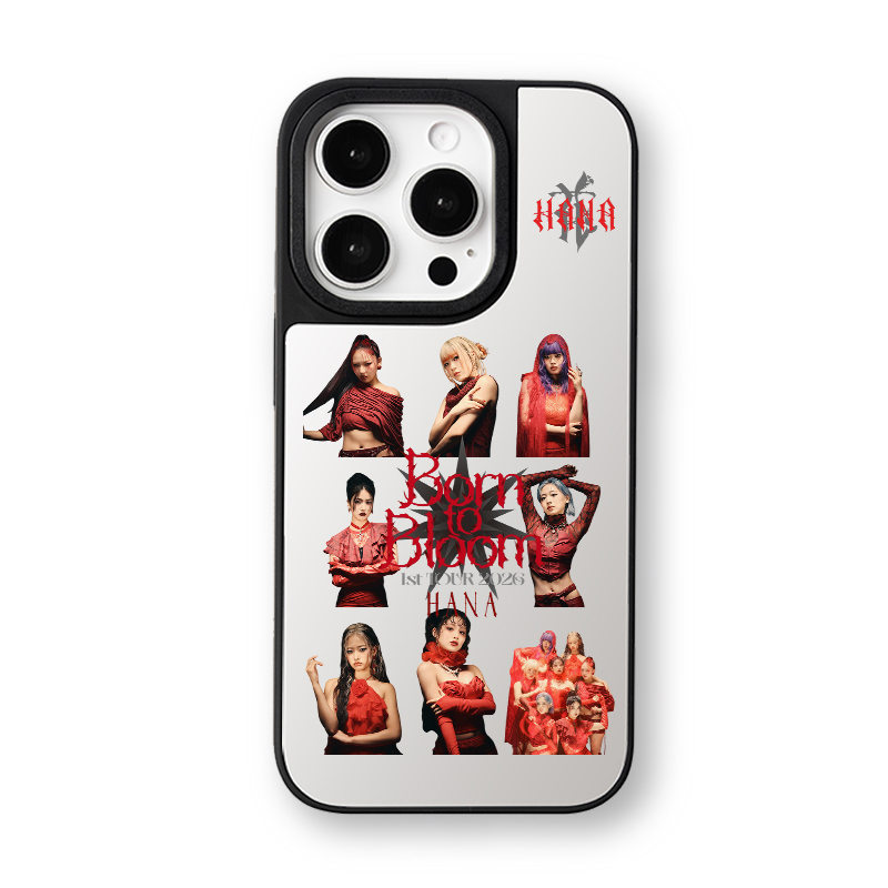 [Copy]マットバンパー×ミラー スマホケース【HANA/Bad Girl】-B