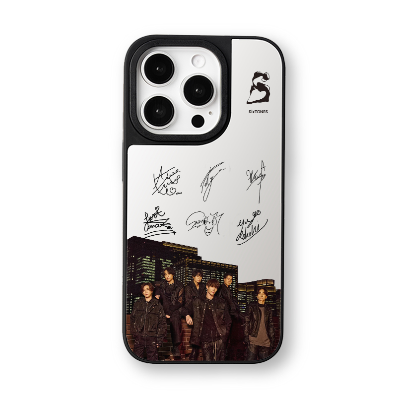 マットバンパー×ミラー スマホケース【SixTONES/Rebellion】