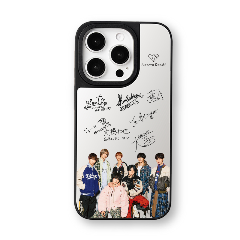 マットバンパー×ミラー スマホケース【なにわ男子/Hard Work】