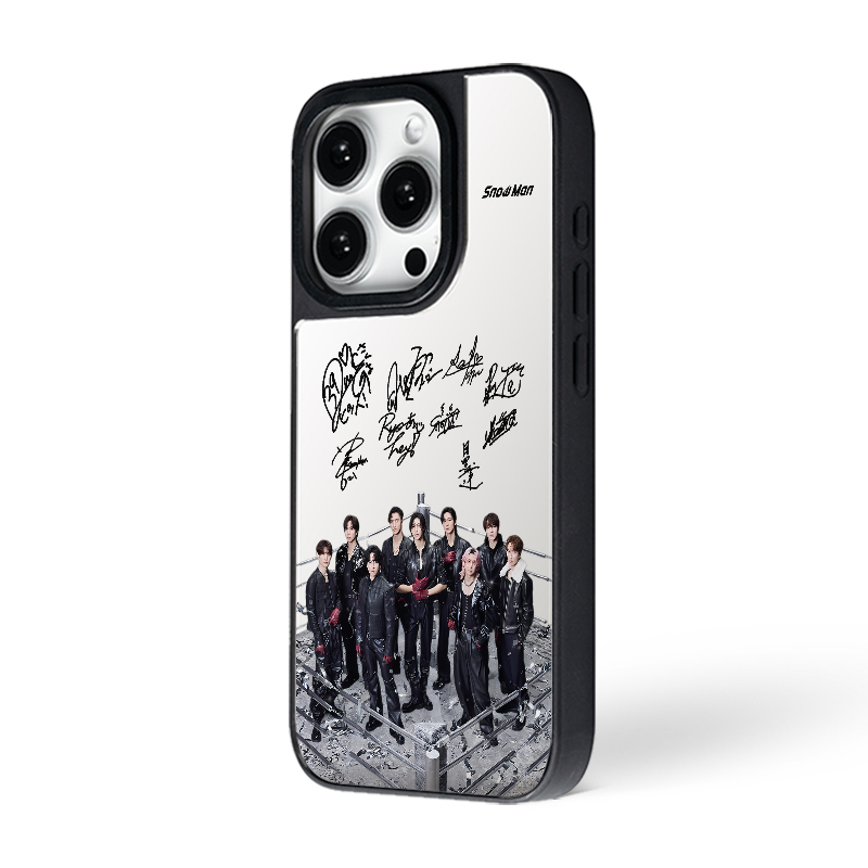 マットバンパー×ミラー スマホケース【SnowMan/オドロウゼ】-B