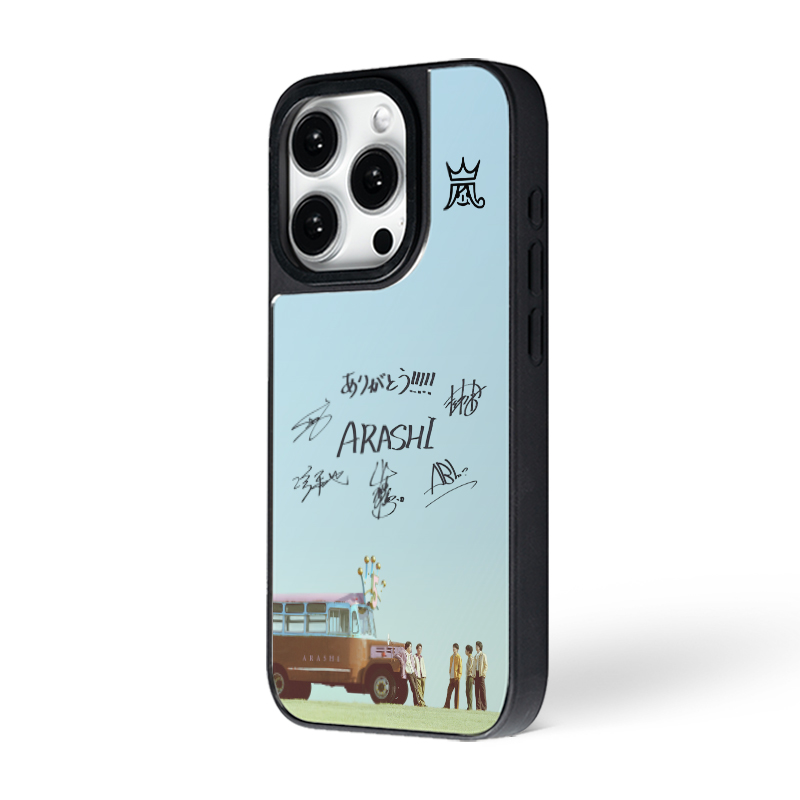 マットバンパー×ミラー スマホケース【嵐ARASHI/Five】