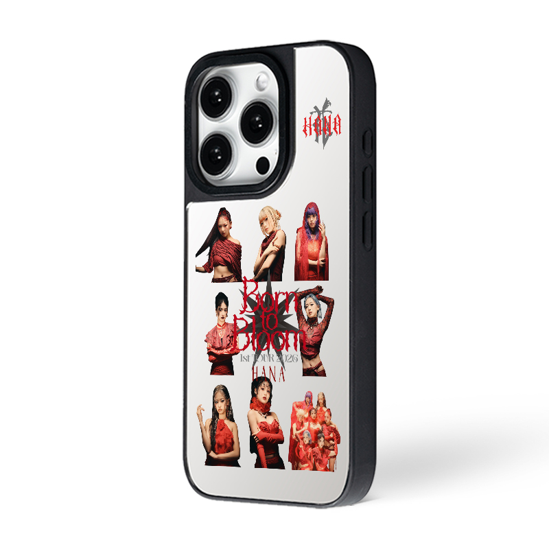 [Copy]マットバンパー×ミラー スマホケース【HANA/Bad Girl】-B