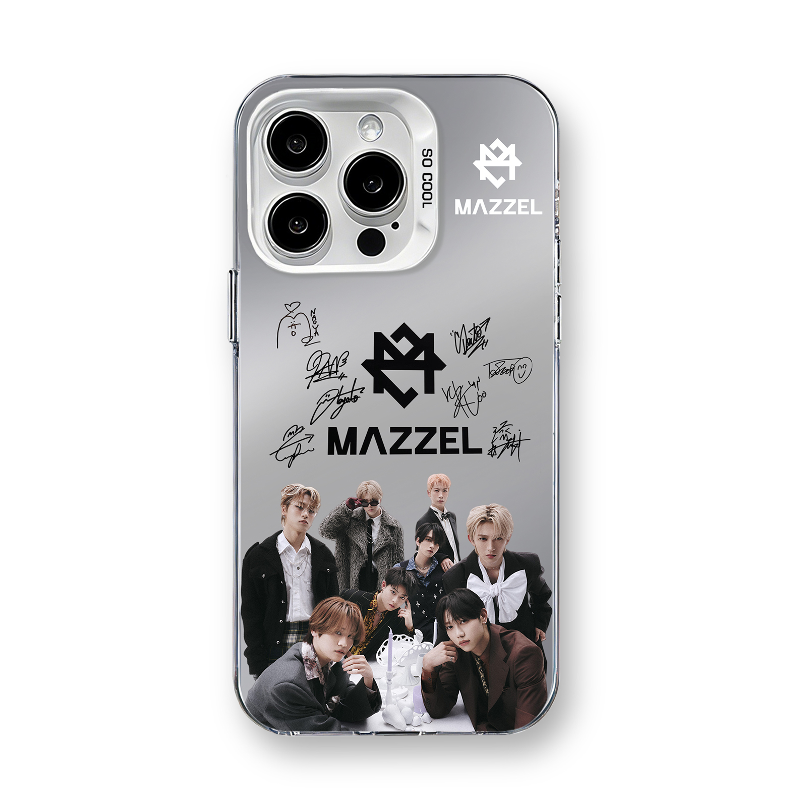 マットバンパー×ミラー スマホケース【MAZZEL/BANQUET BANG】
