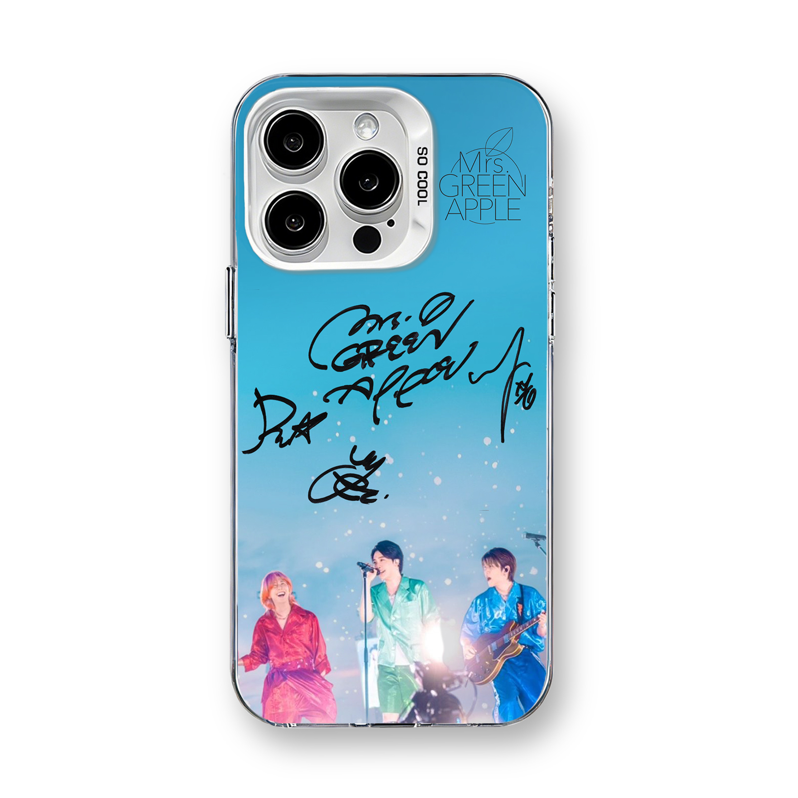 ミラースマホケース-銀【Mrs.GREENAPPLE】-YITOTO™推し活を