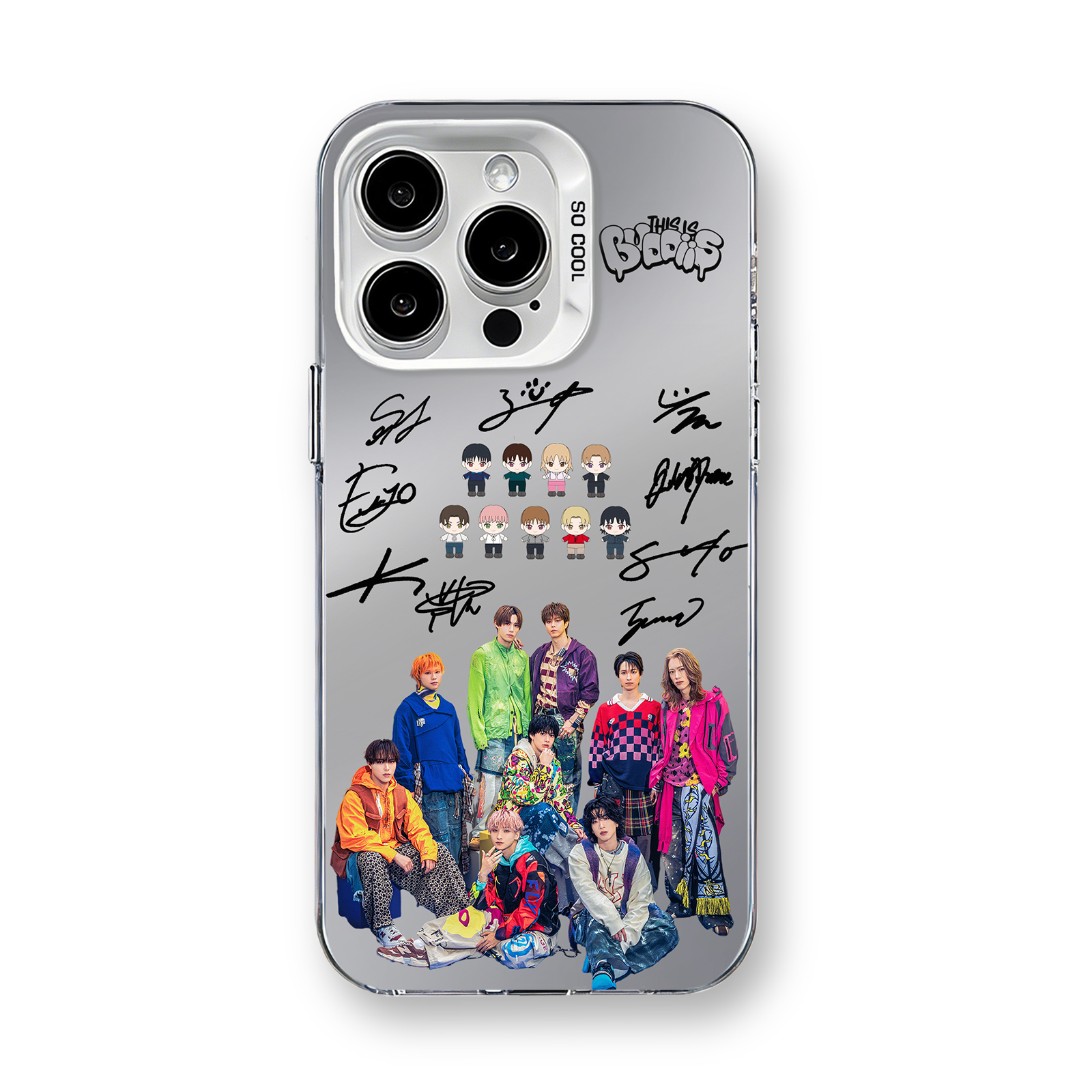 マットバンパー×ミラー スマホケース【BUDDiiS/THIS IS BUDDiiS】