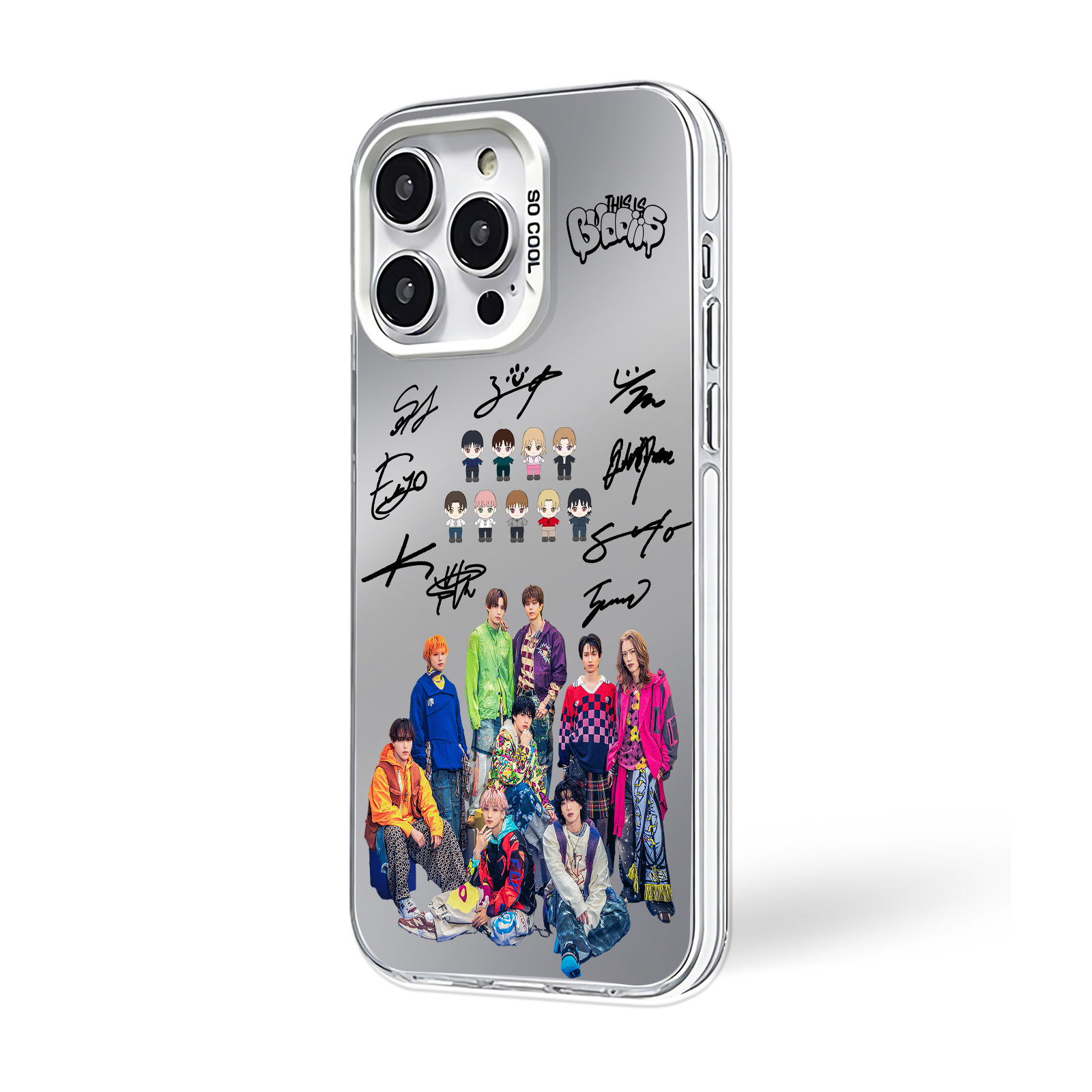 マットバンパー×ミラー スマホケース【BUDDiiS/THIS IS BUDDiiS】