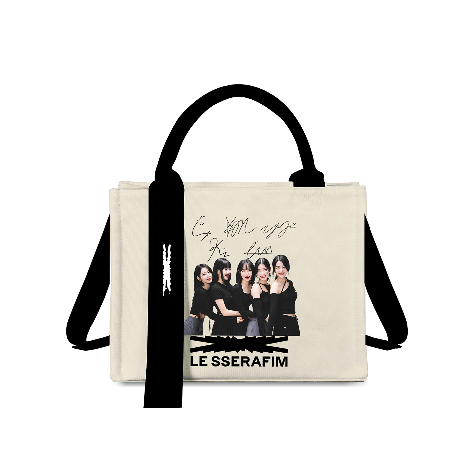 トートバッグキャンバスバッグ【LE SSERAFIM】