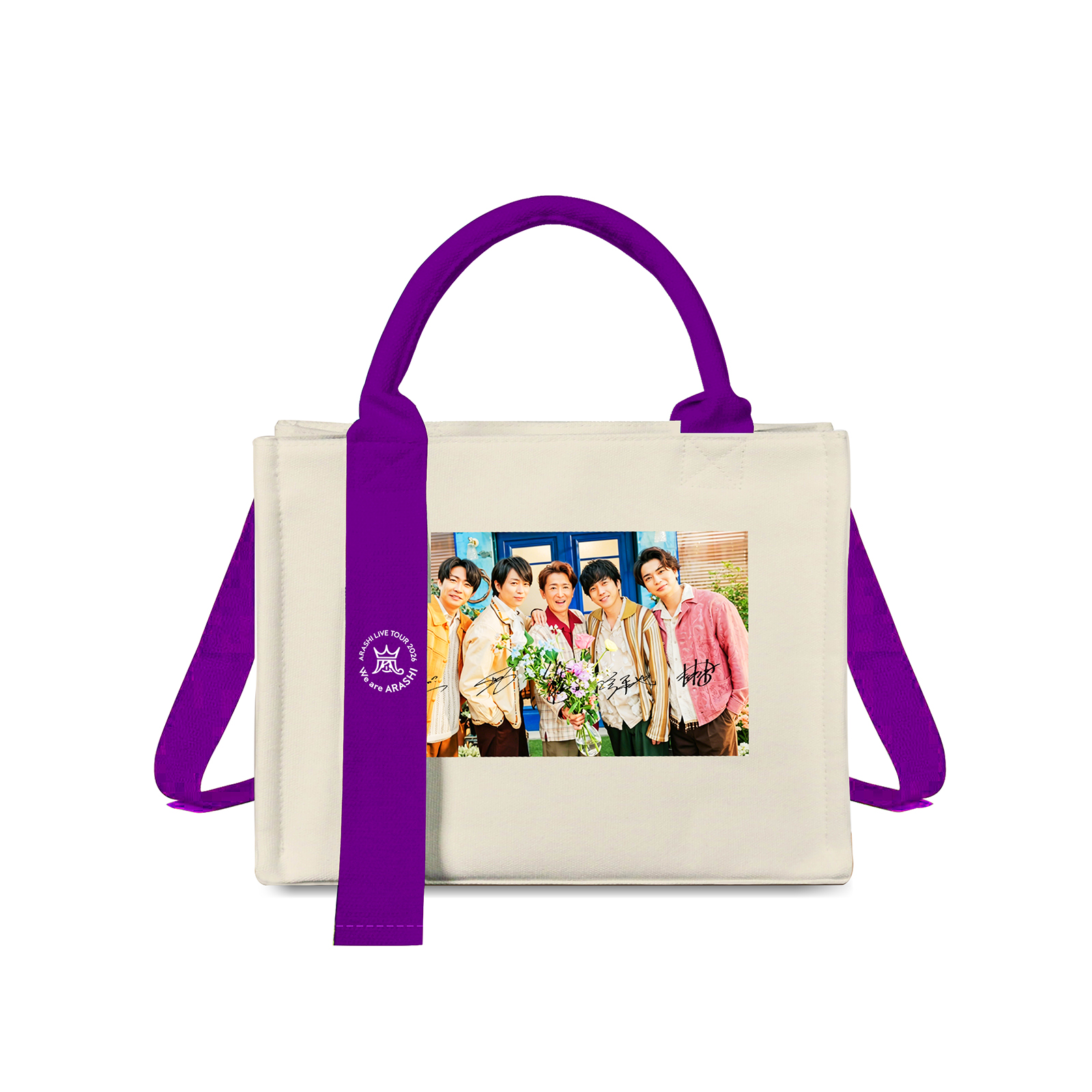 嵐 グッズ | トートバッグキャンバスバッグ【嵐ARASHI】-YITOTO™推し活