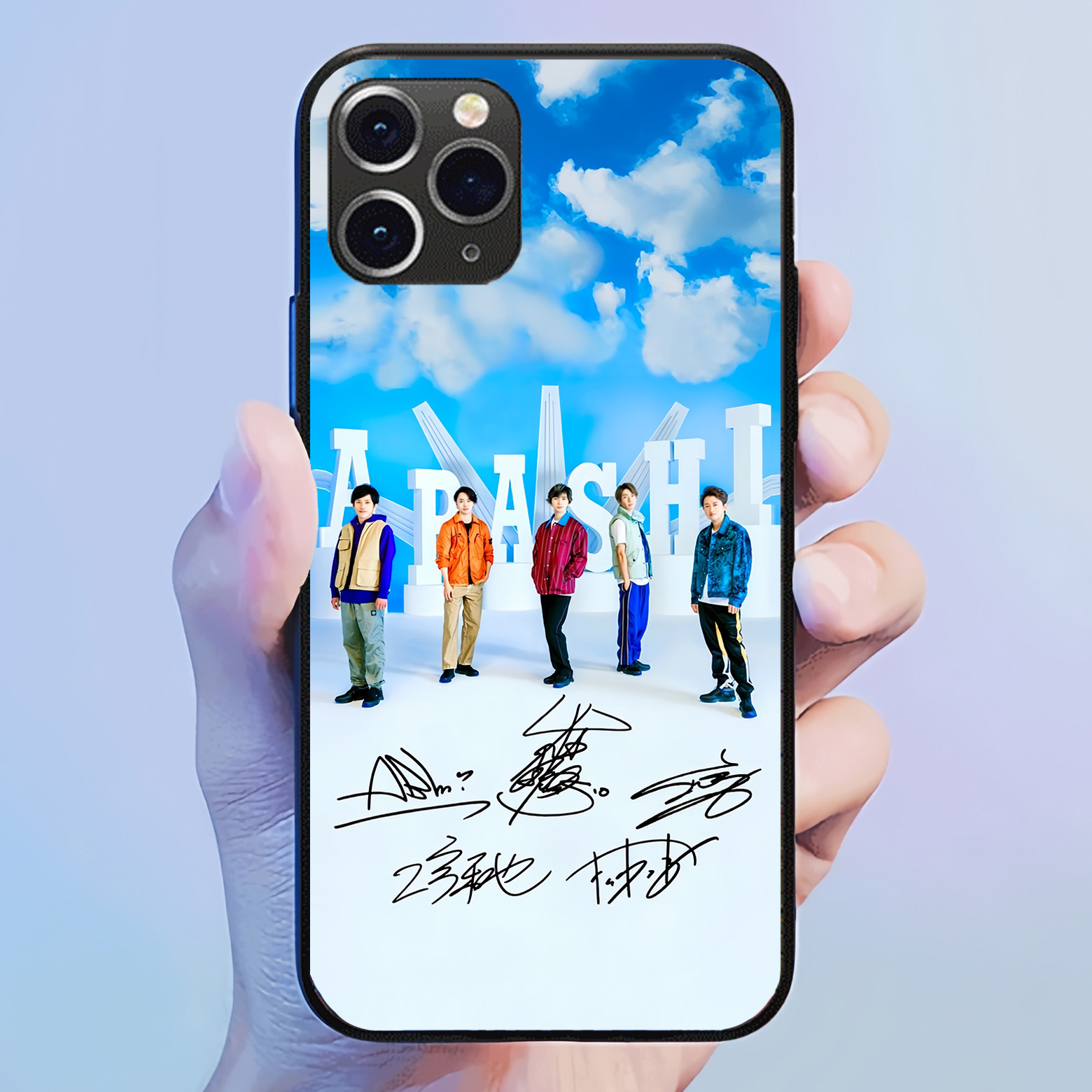 発光するスマートフォンケース 【嵐 ARASHI】7種類