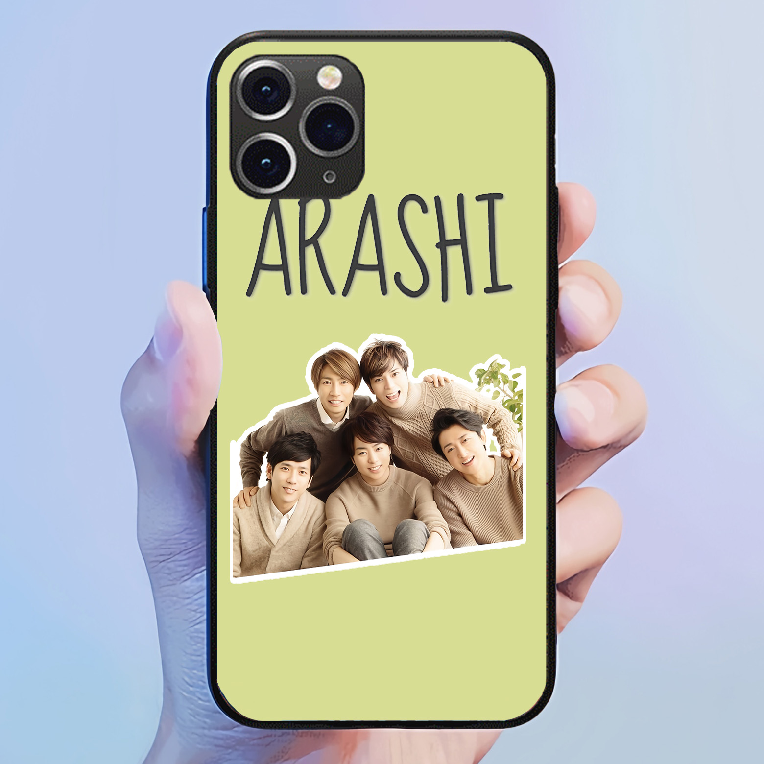発光するスマートフォンケース 【嵐 ARASHI】7種類