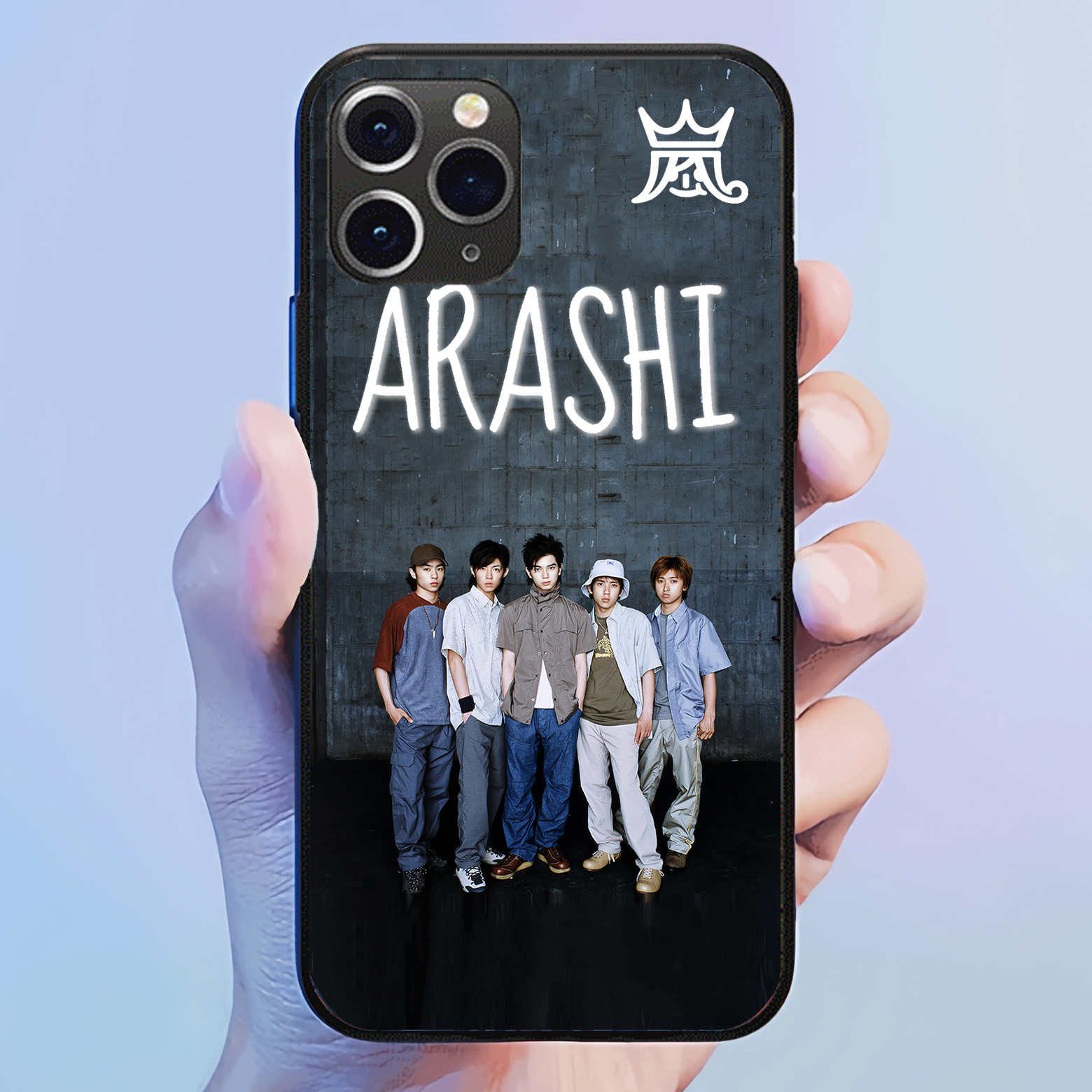 発光するスマートフォンケース 【嵐 ARASHI】7種類