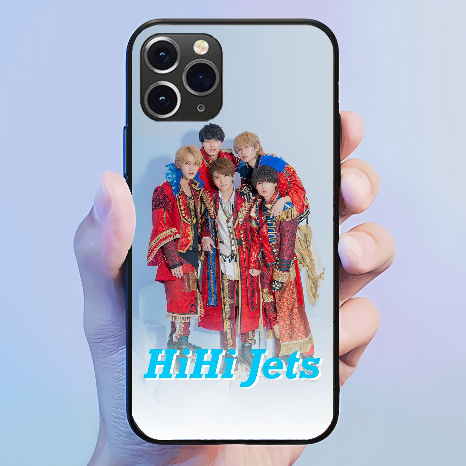 発光するスマートフォンケース 【HiHi Jets】3種類
