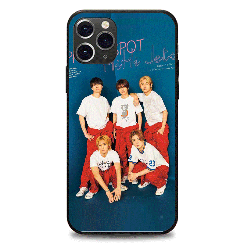 発光するスマートフォンケース 【HiHi Jets】3種類