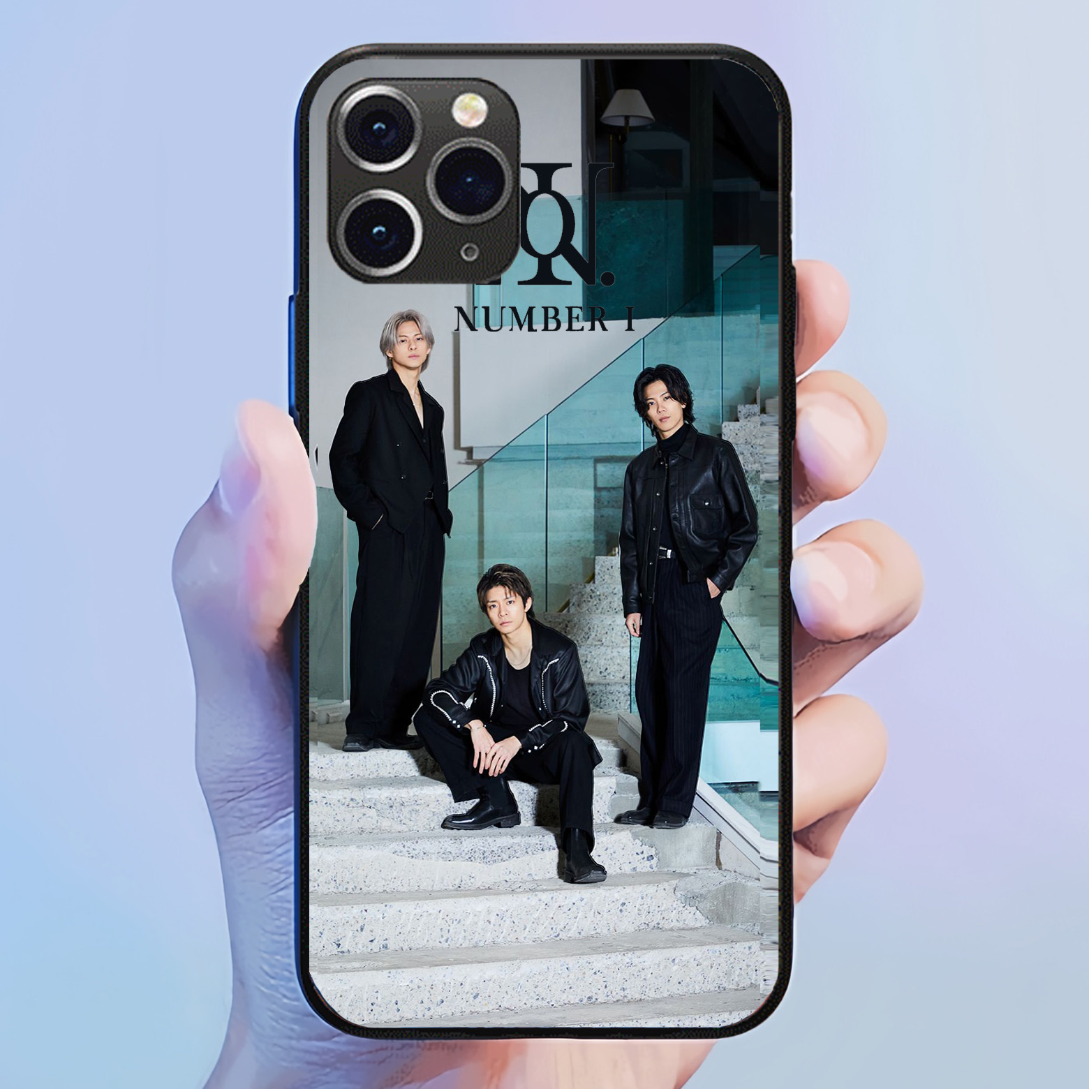 発光するスマートフォンケース 【Number_i】3種類