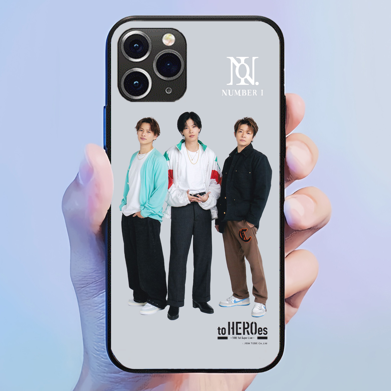 発光するスマートフォンケース 【Number_i】3種類