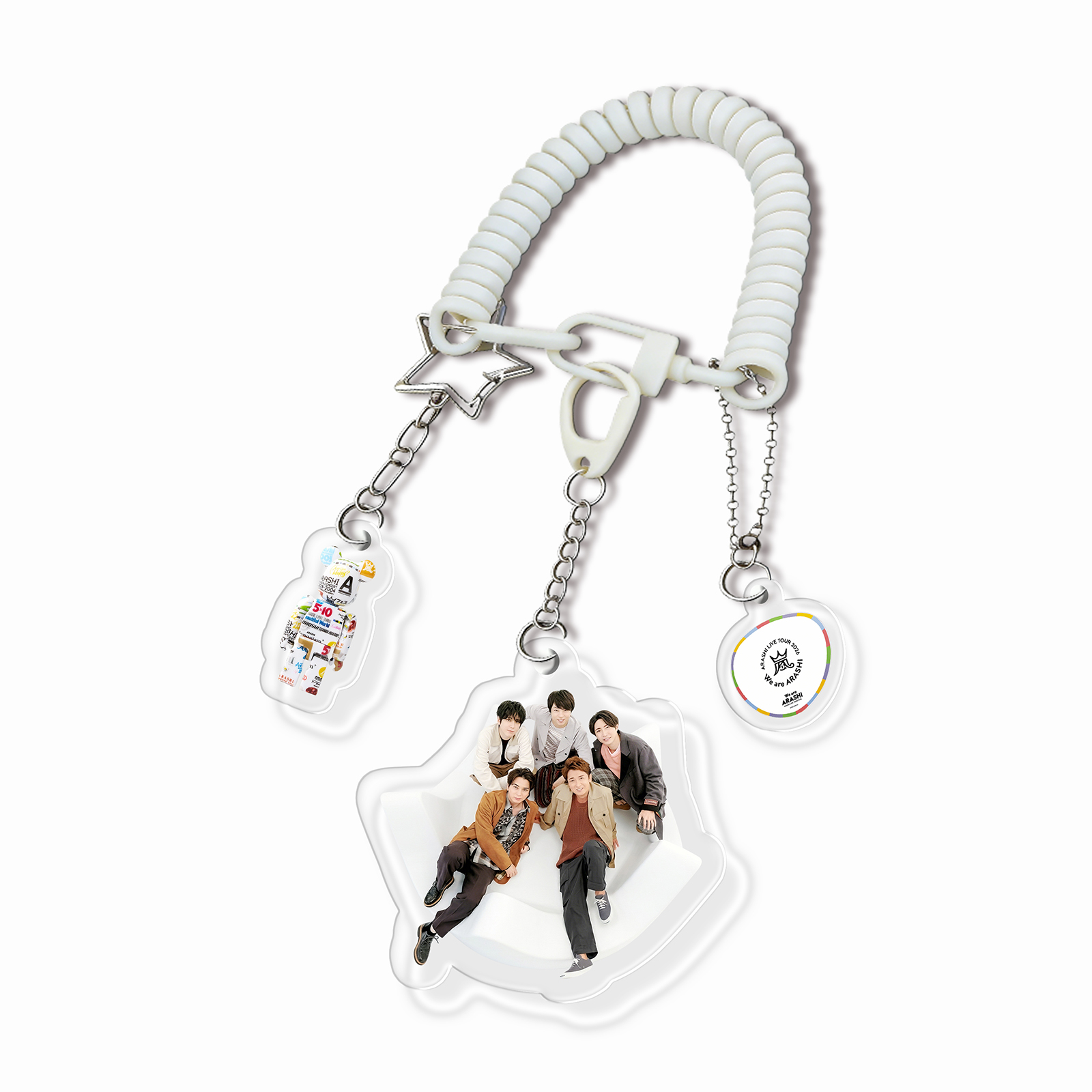 ジュアルアクリルキーホルダー コイルストラップ【嵐ARASHI/ARASHI LIVE TOUR 2026】