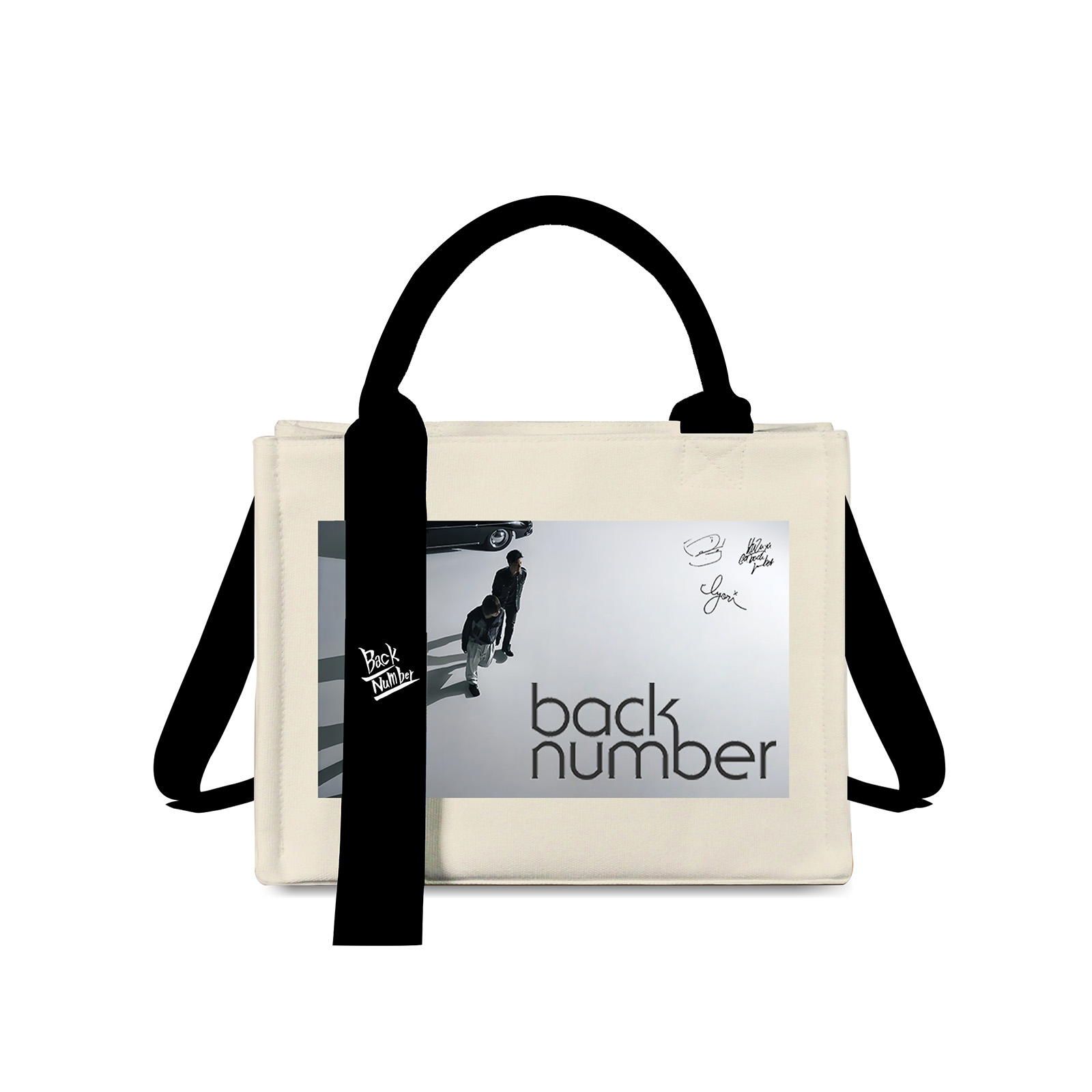 トートバッグキャンバスバッグ【back number】-Black