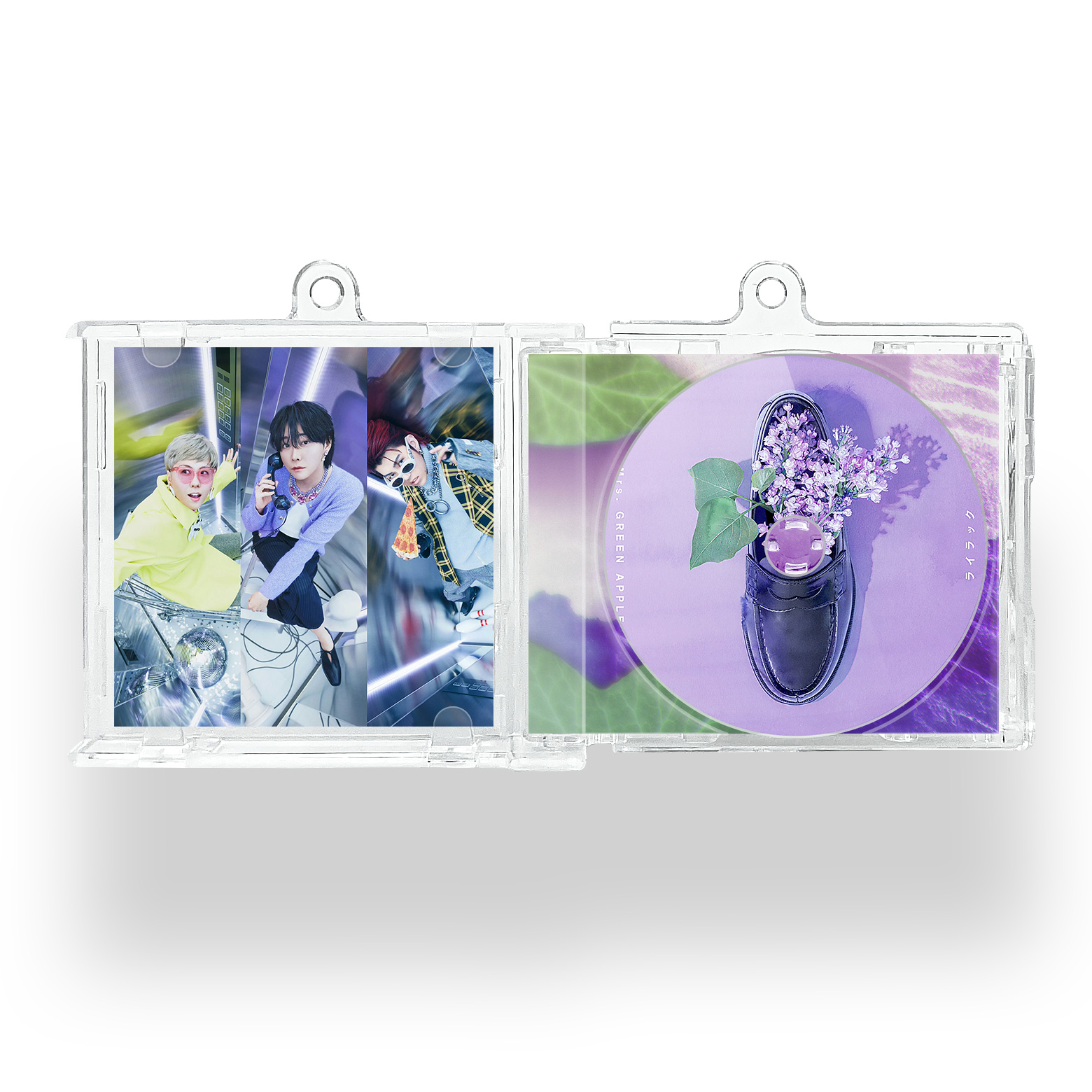 NFCミニCDキーリング【MrsGREENAPPLE/ライラックLilac】