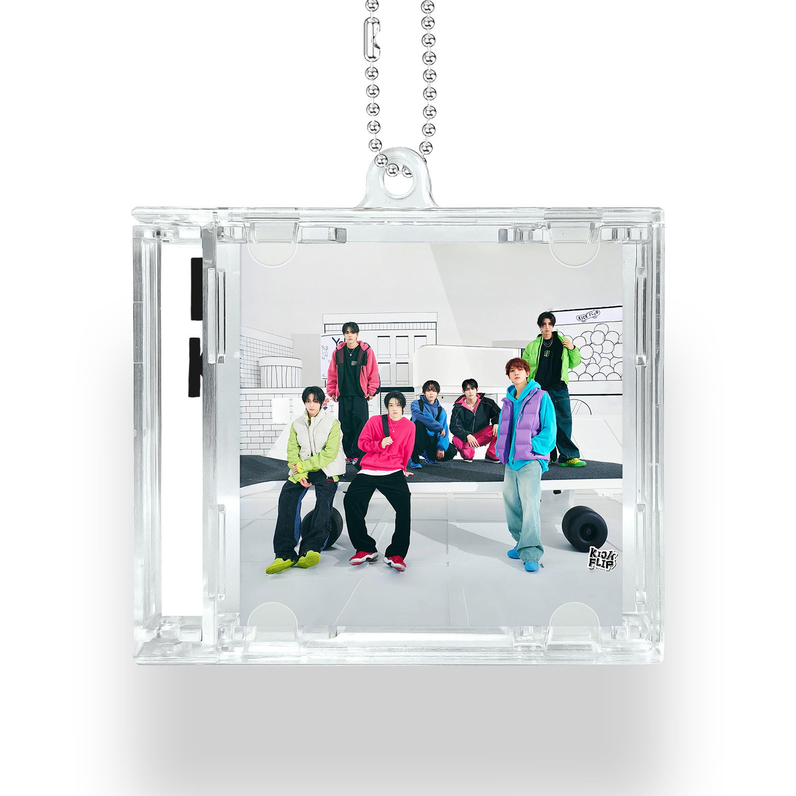 NFCミニCDキーリング【KickFlip/Flip it, Kick it!】