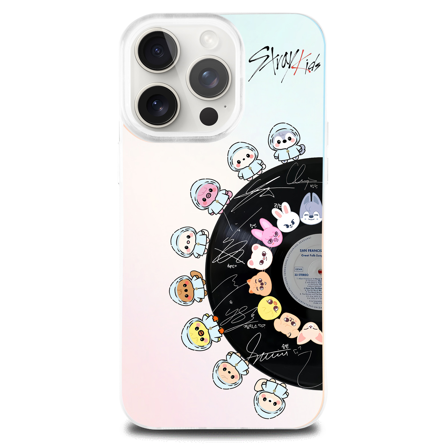 レーザーグラデーションスマートフォンケース【StrayKids】