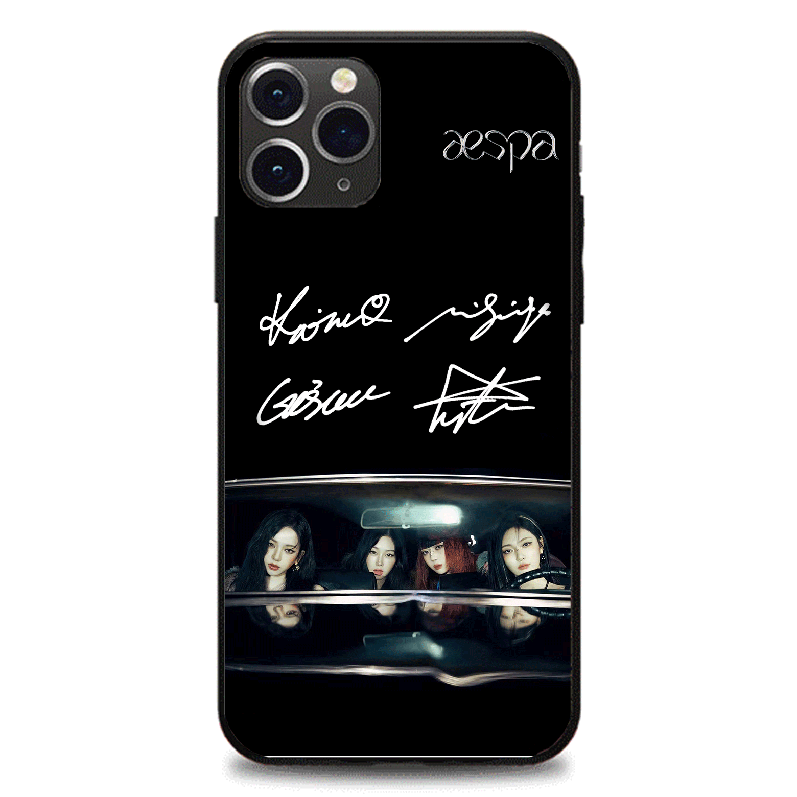 [Copy]発光するスマートフォンケース 【aespa/RICH MAN】-C