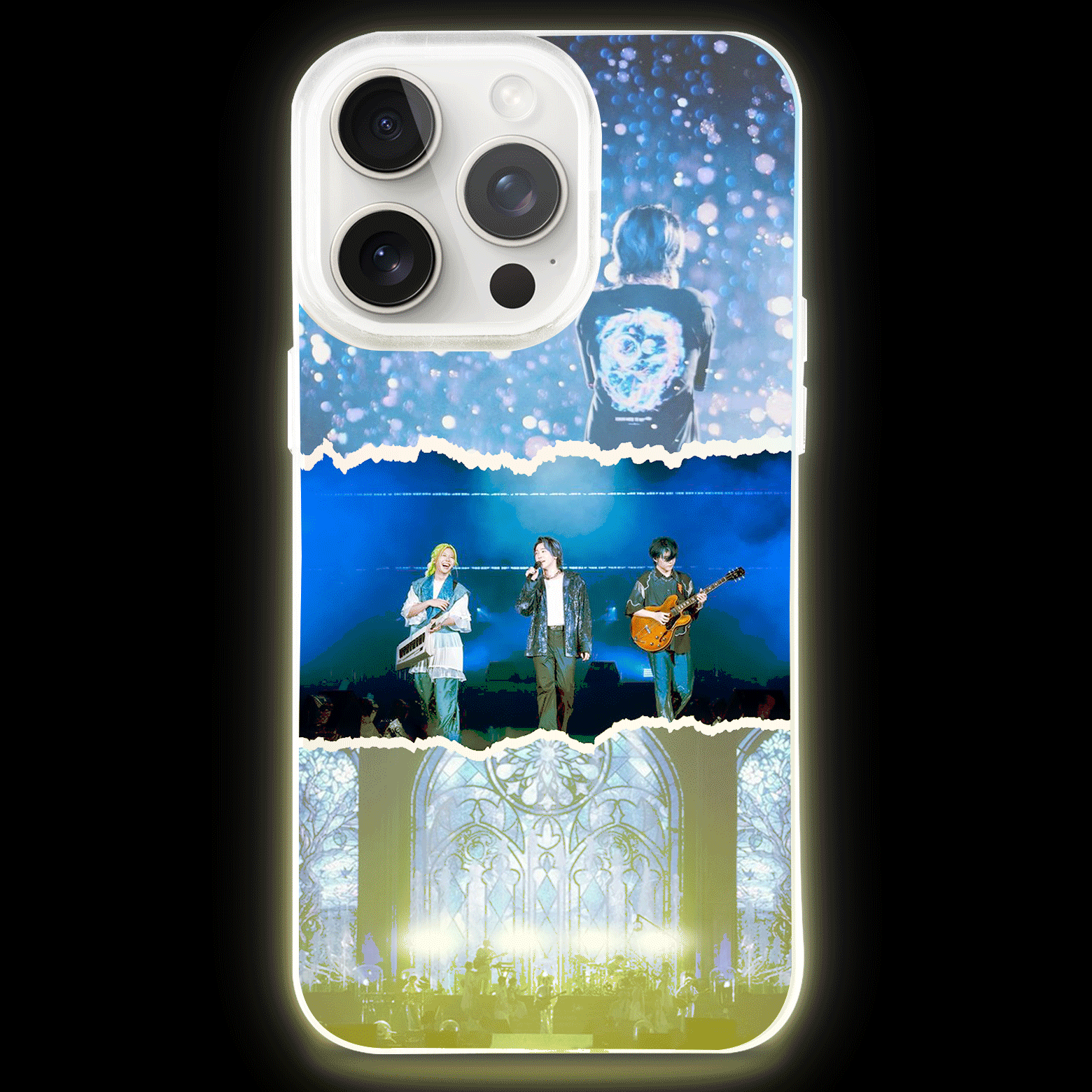 ボトム発光デザイン スマホケース【Mrs.GREENAPPLE】