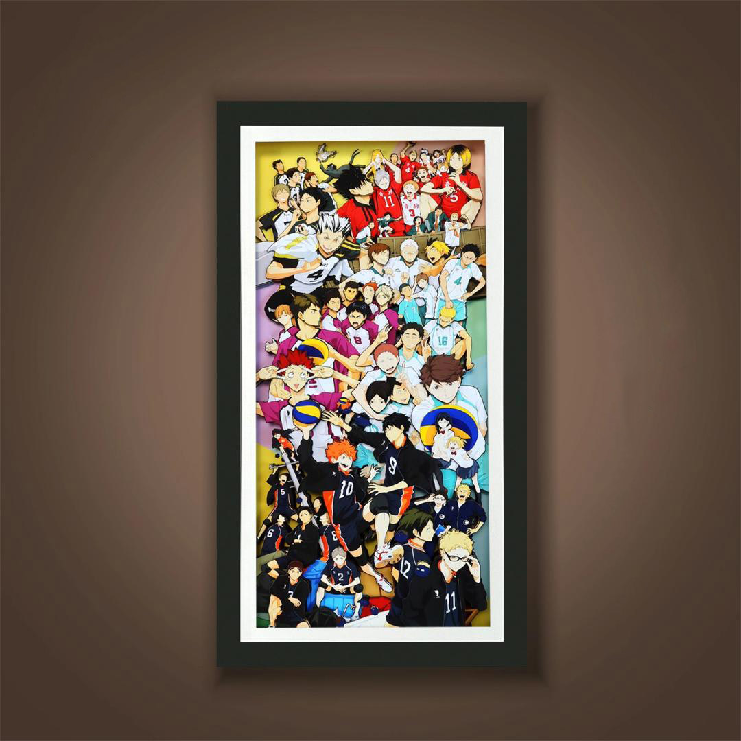 3D デコレーション絵 【ハイキュー!!】全員の写真