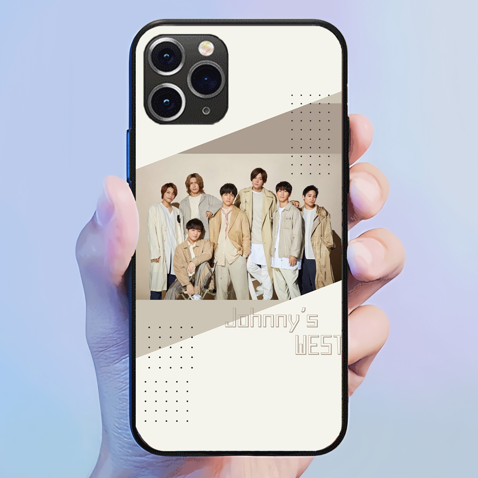 発光するスマートフォンケース 【WEST.】6種類