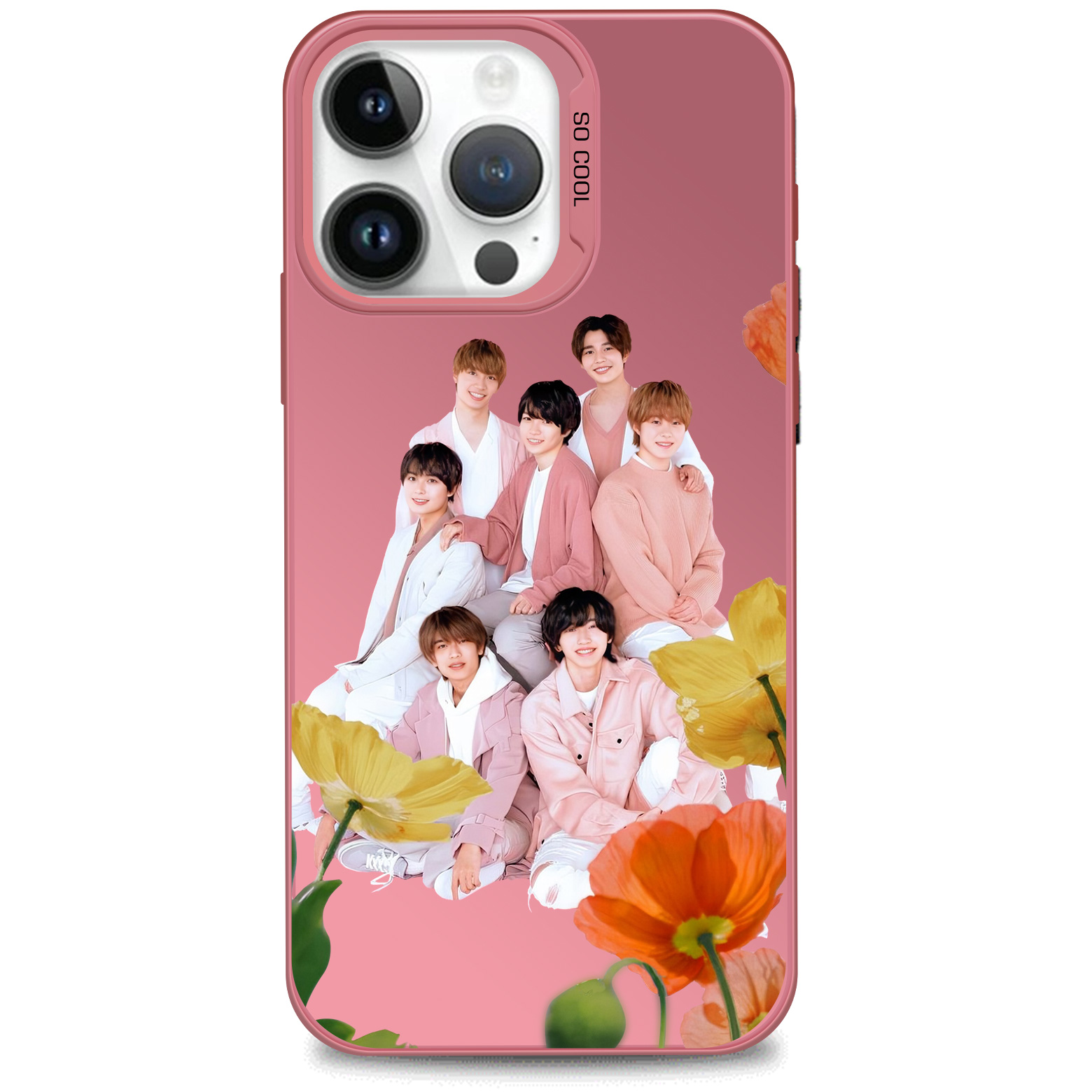 彩りのシルバースマホケース【なにわ男子】