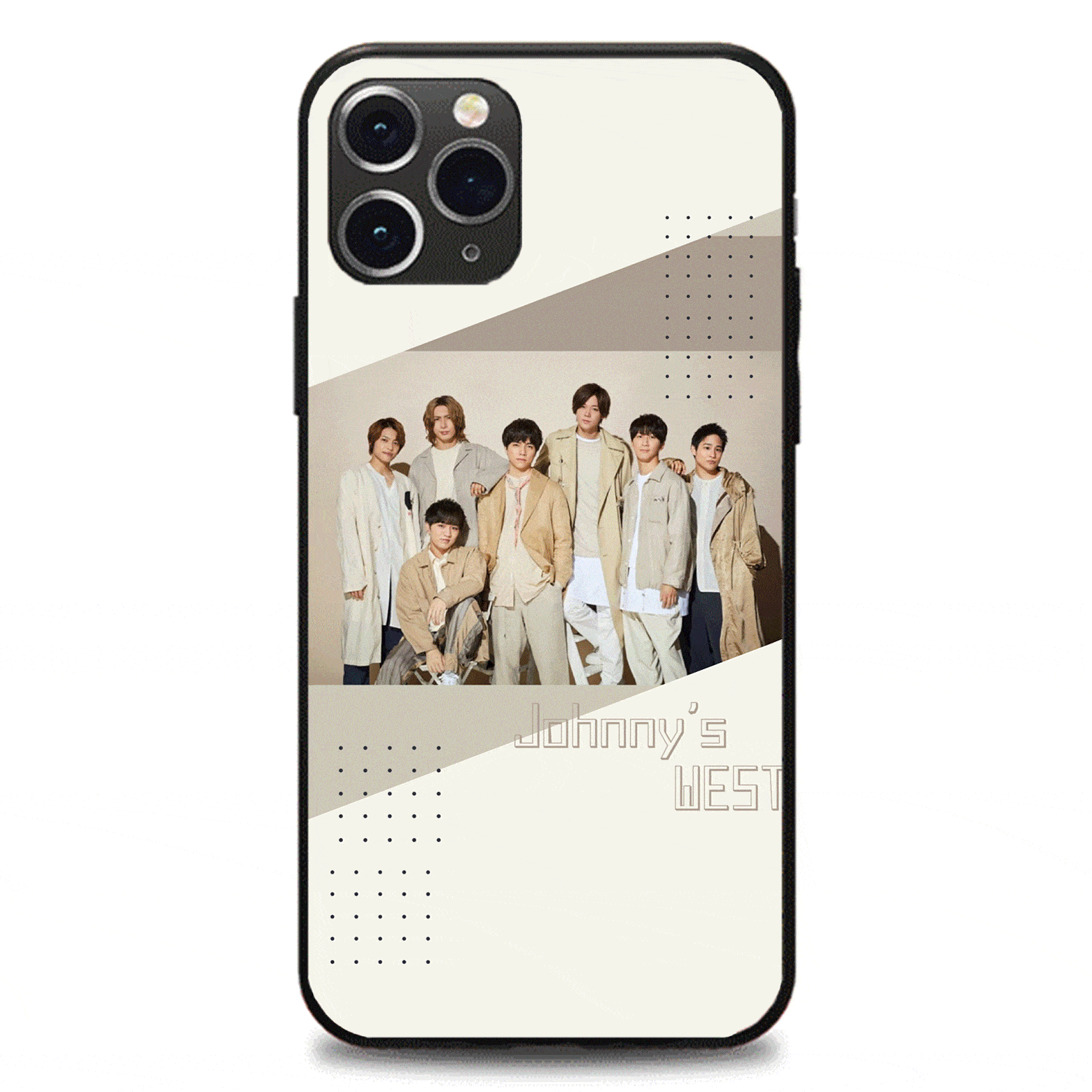 発光するスマートフォンケース 【WEST.】6種類