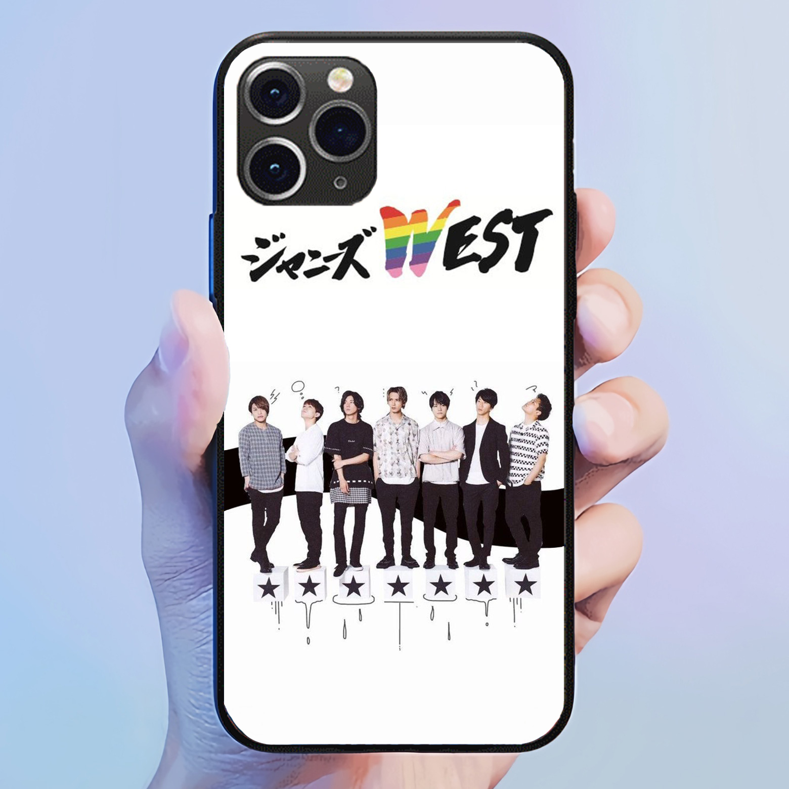 発光するスマートフォンケース 【WEST.】6種類