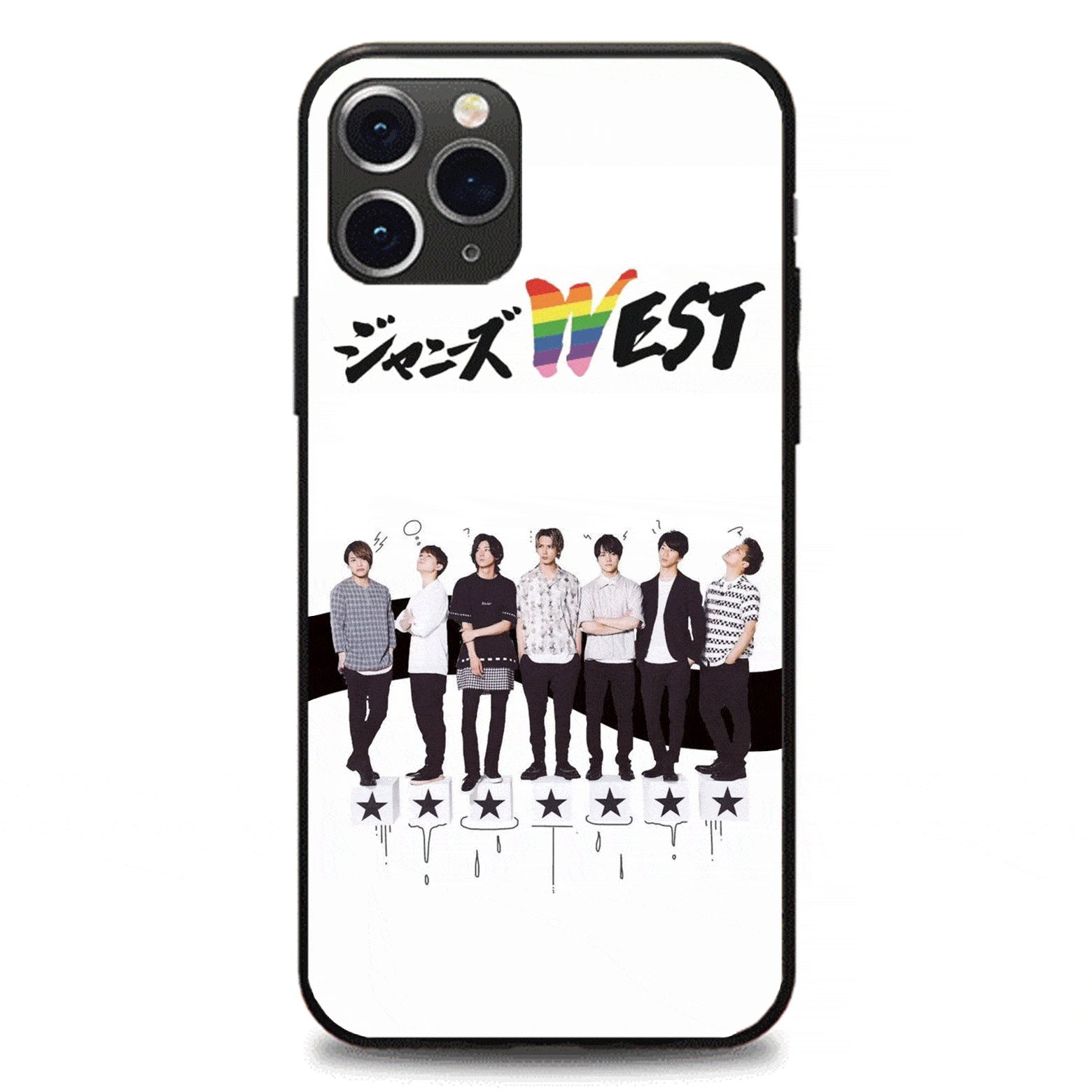 発光するスマートフォンケース 【WEST.】6種類