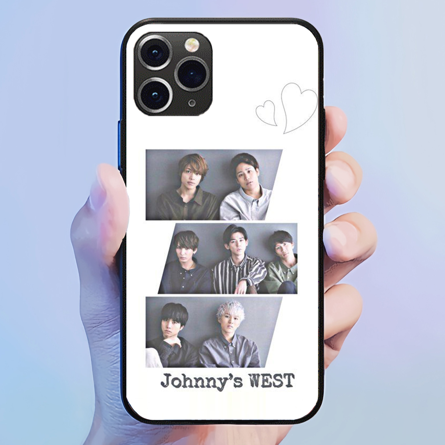 発光するスマートフォンケース 【WEST.】6種類