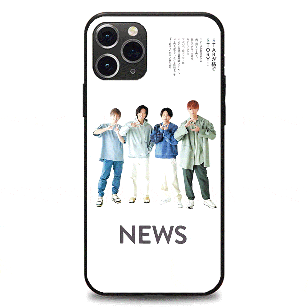 発光するスマートフォンケース 【NEWS】2種類