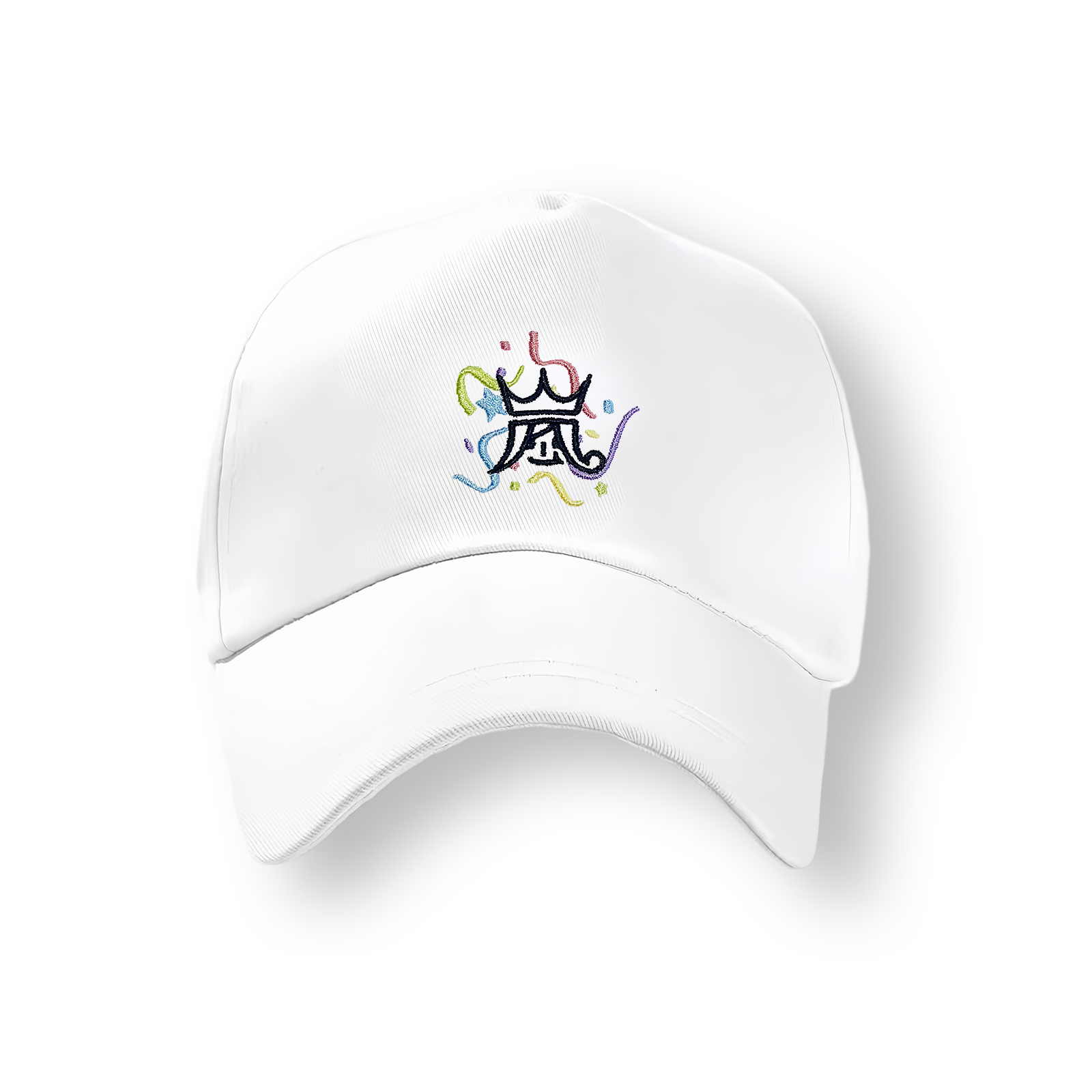 カジュアルキャップ-白【嵐】