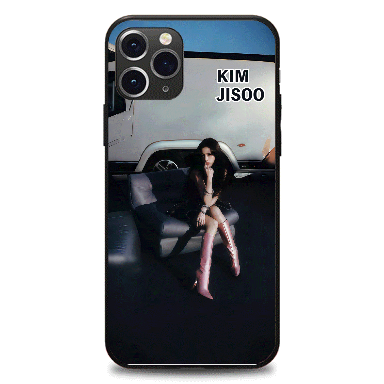 発光するスマートフォンケース 【JISOO/AMORTAGE】2種類