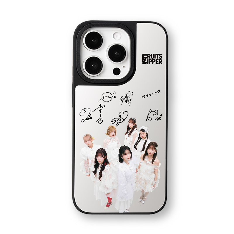 マットバンパー×ミラー スマホケース【FRUITS ZIPPER/Power of Love】 