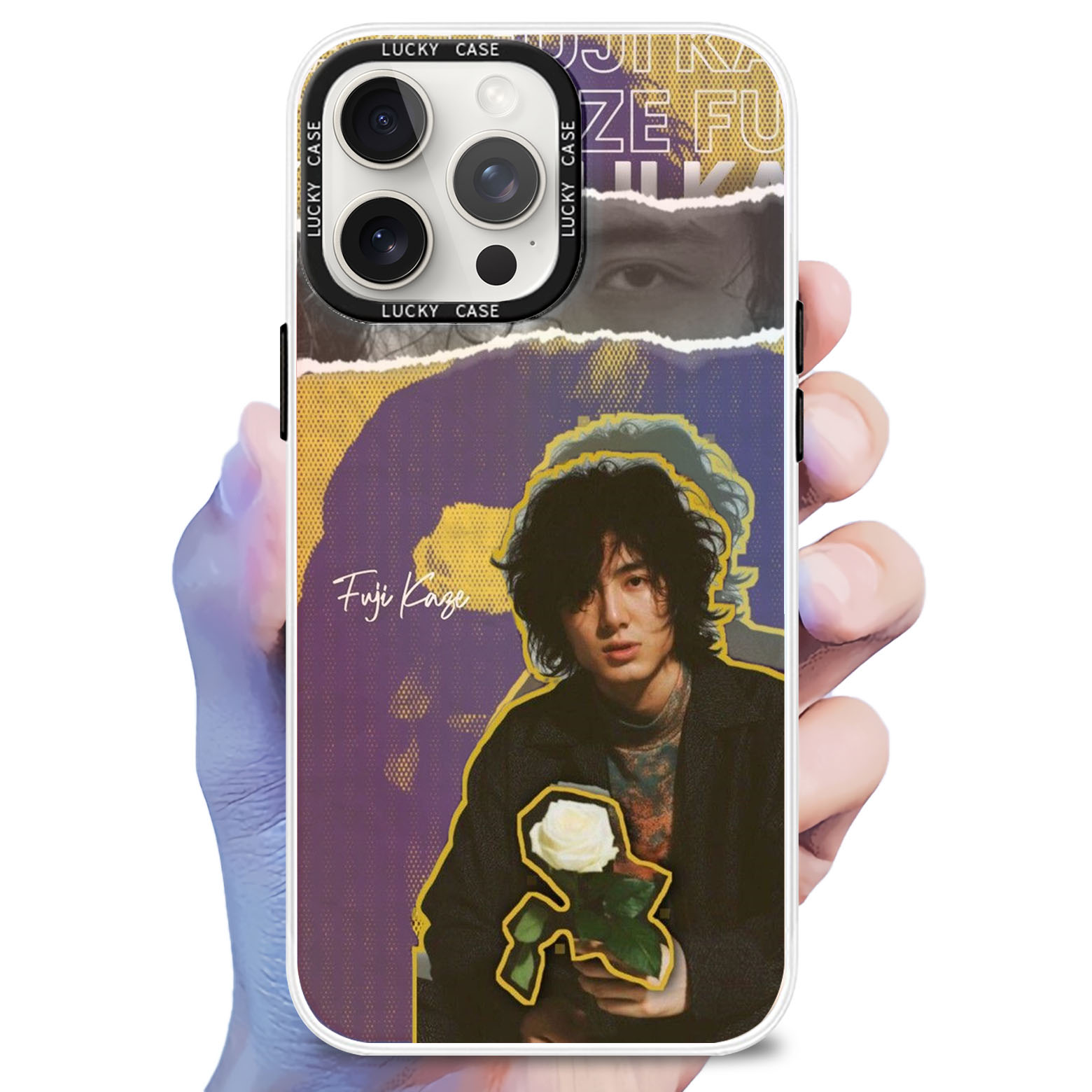 レーザーグラデーションスマートフォンケース【藤井風/Fujii Kaze】