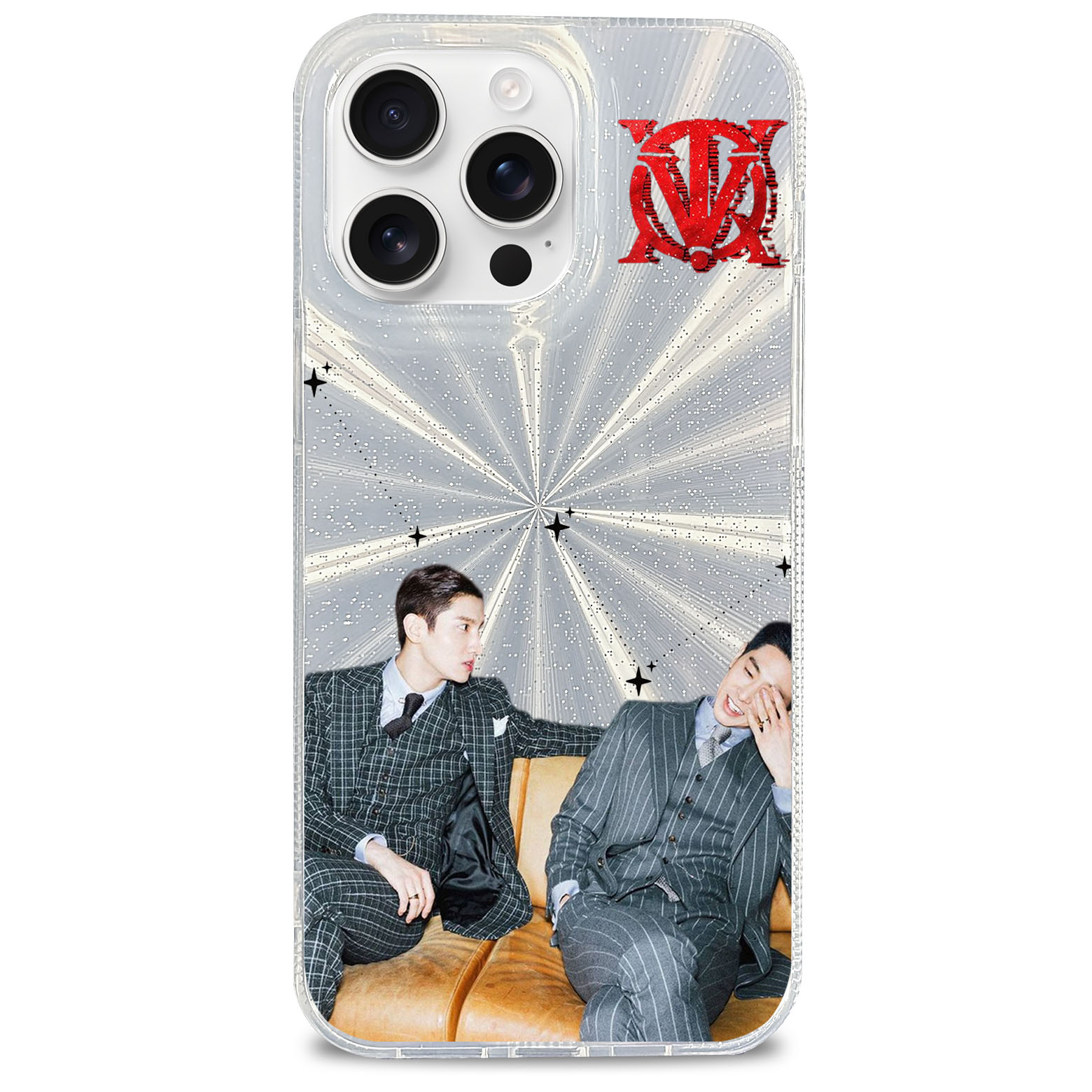 オーロラレーザーグラデーションスマートフォンケース【東方神起TVXQ】-YITOTO™推し活がもっと楽しくなる