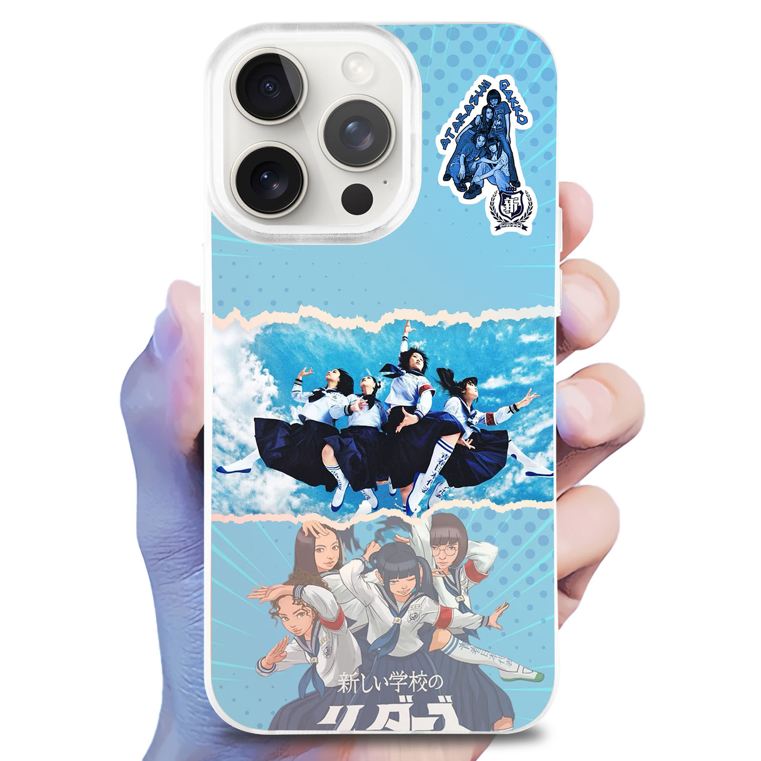 レーザーグラデーションスマートフォンケース【新しい学校のリーダーズATARASHII GAKKO!】-B-YITOTO™推し活がもっと楽しくなる