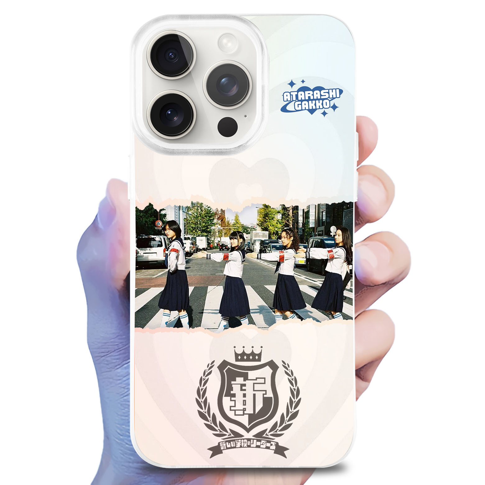 レーザーグラデーションスマートフォンケース【新しい学校のリーダーズATARASHII GAKKO!】-YITOTO™推し活がもっと楽しくなる