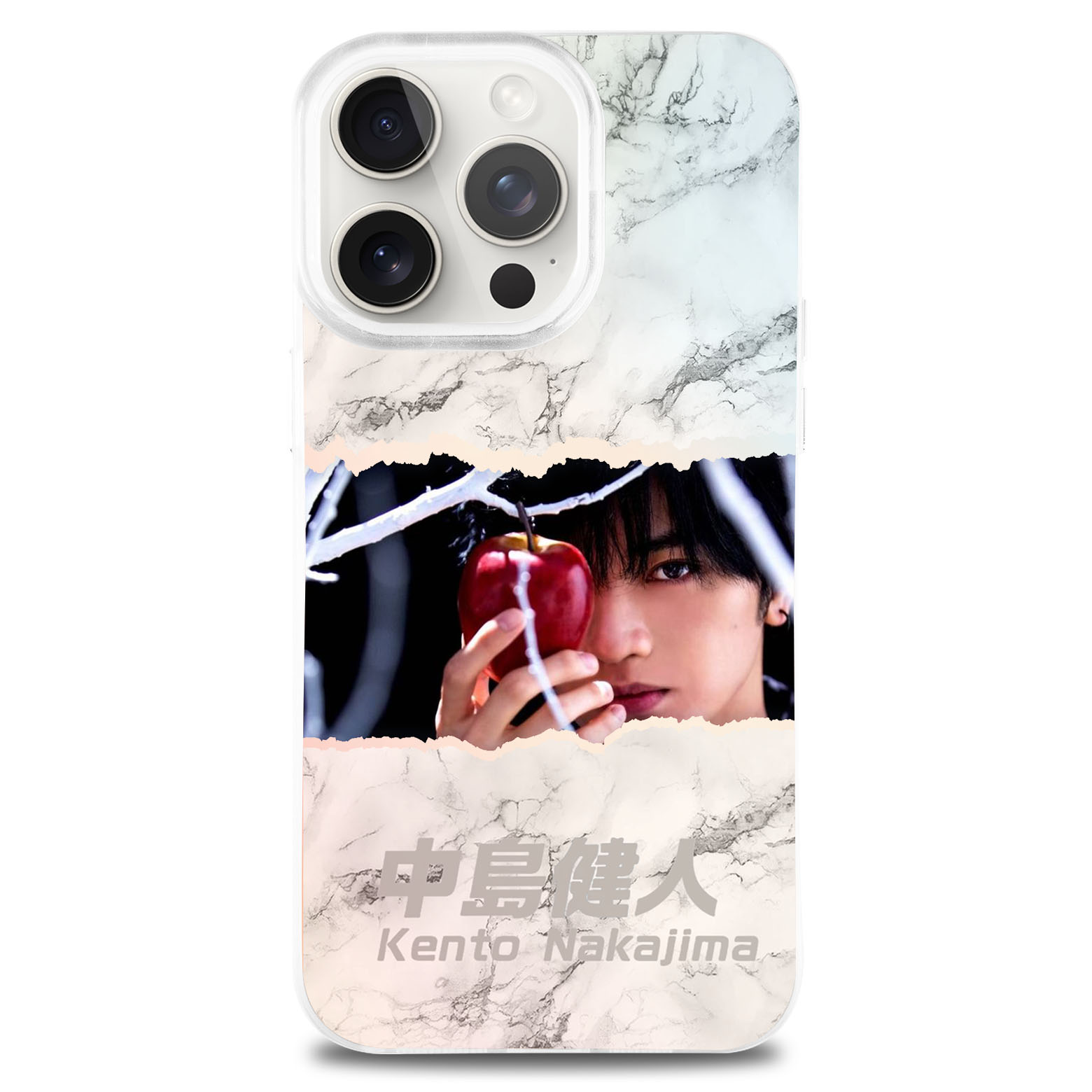 レーザーグラデーションスマートフォンケース【中島健人】-YITOTO™推し活がもっと楽しくなる